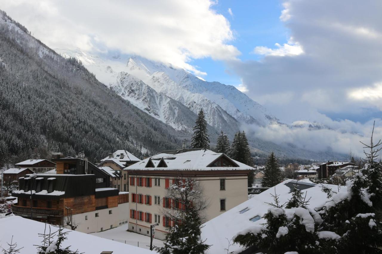 Chamonix centre, 51m2, vue Mt Blanc, 2 à 6 pers, 2 balcons Exterior foto